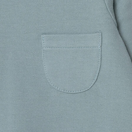 HelloBaby Erkek Bebek Uzun Kol Body İki İplik Çıtçıtlı Yaka Uzun Kol