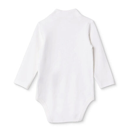 HelloBaby Erkek Bebek Uzun Kol Body İnterlok Çıtçıtlı Yaka Uzun Kol