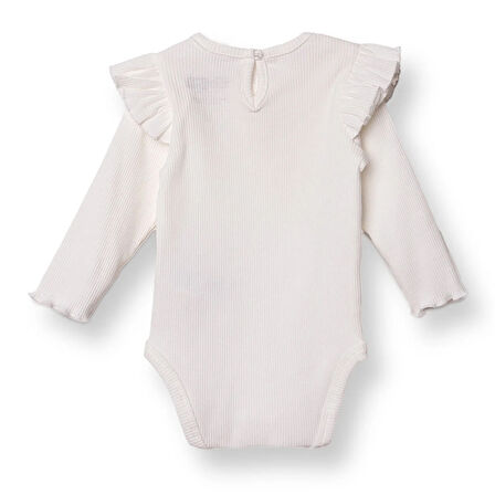 HelloBaby Kız Bebek Uzun Kol Body Bisiklet Yaka