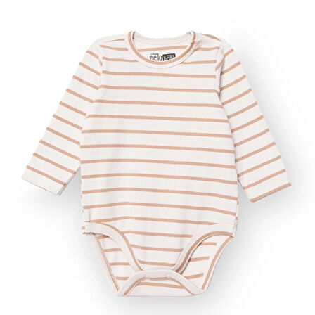 HelloBaby Erkek Bebek Uzun Kol Body Çıtçıtlı Yaka