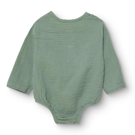 HelloBaby Erkek Bebek Uzun Kol Body Müslin Hakim Yaka