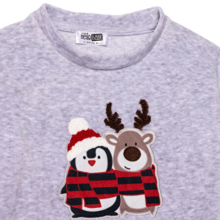 HelloBaby Kadife Pijama Takımı