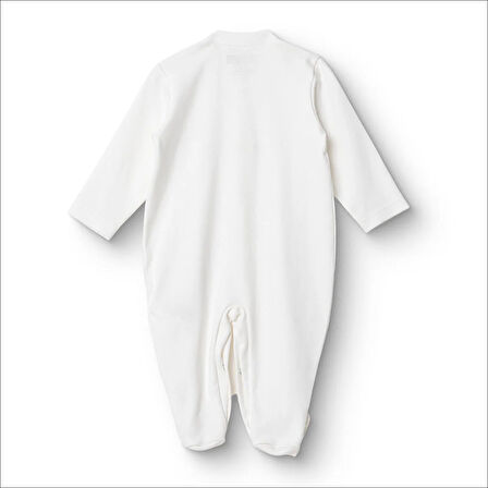 HelloBaby Kız Bebek Yenidoğan Patikli Tulum Çıtçıtlı İnterlok Bisiklet Yaka Uzun Kol