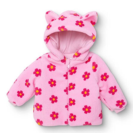 HelloBaby Kız Bebek Welsoft Mont Bisiklet Yaka Uzun Kol