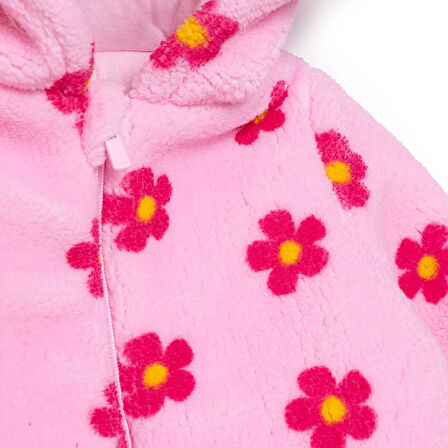 HelloBaby Kız Bebek Welsoft Mont Bisiklet Yaka Uzun Kol