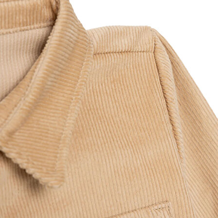 HelloBaby Erkek Bebek Hello Cute Bear Gömlek Fitilli Kadife Dokuma Gömlek Yaka Uzun Kol