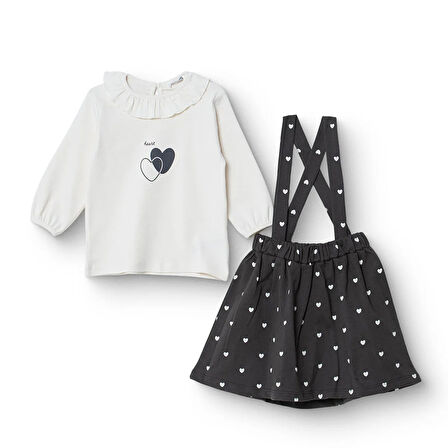 HelloBaby Monochrome Bluz-Etek