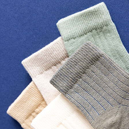 HelloBaby Erkek Bebek 5'li Soket Çorap