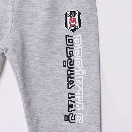 Beşiktaş Unisex Eşofman Alt İki İplik Lastikli Paça