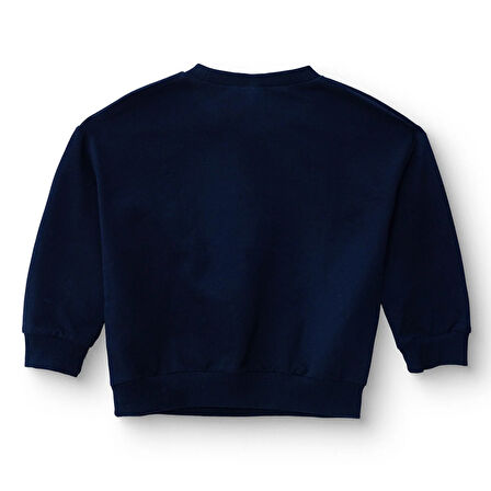 Fenerbahçe Unisex Sweatshirt İki İplik Bisiklet Yaka Uzun Kol