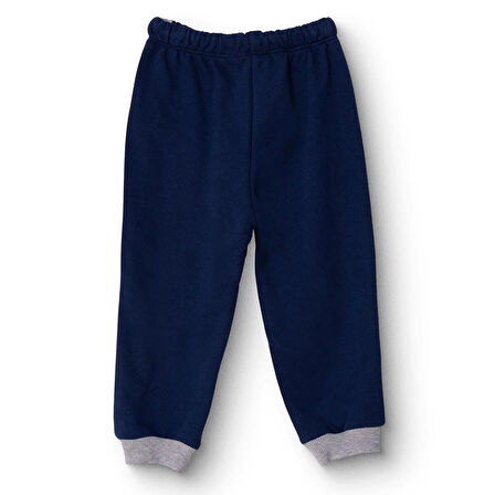 HelloBaby Erkek Bebek Eşofman Alt Üç İplik Lastikli Paça