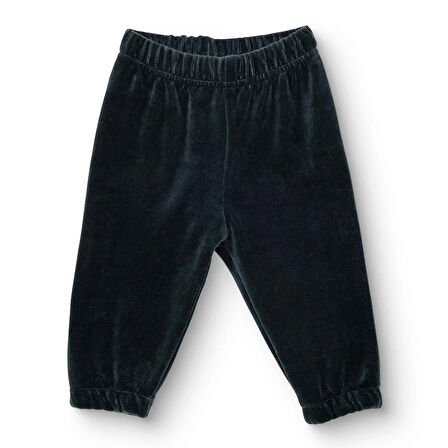 HelloBaby Erkek Bebek Kadife Eşofman Alt Lastikli Paça