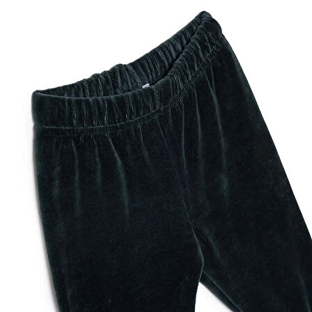 HelloBaby Erkek Bebek Kadife Eşofman Alt Lastikli Paça