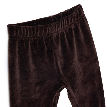 HelloBaby Erkek Bebek Kadife Eşofman Alt Lastikli Paça