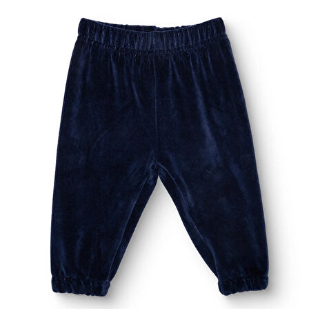 HelloBaby Erkek Bebek Kadife Eşofman Alt Lastikli Paça