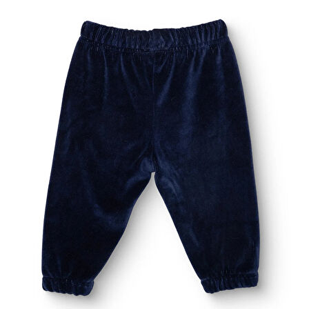 HelloBaby Erkek Bebek Kadife Eşofman Alt Lastikli Paça