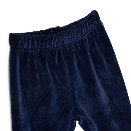 HelloBaby Erkek Bebek Kadife Eşofman Alt Lastikli Paça