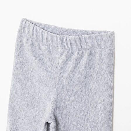 HelloBaby Kız Bebek Kadife Tayt Reçme Paça