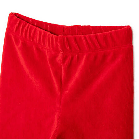 HelloBaby Kız Bebek Kadife Tayt Reçme Paça