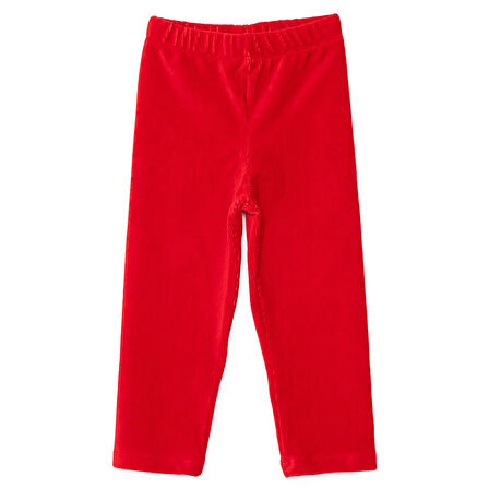 HelloBaby Kız Bebek Kadife Tayt Reçme Paça