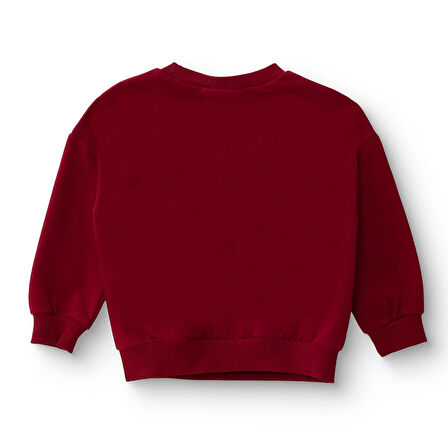 Galatasaray Unisex Sweatshirt İki İplik Bisiklet Yaka Uzun Kol