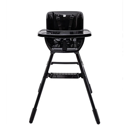 baby plus Pizza Mama Sandalyesi, 3 Noktalı Emniyet Kemeri, Kaymaz Ayaklı, Sabit Yükseklik, 6 Ay – 15 kg, Beyaz