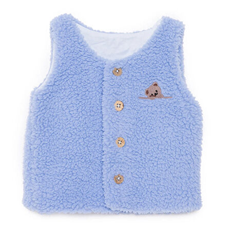 HelloBaby Erkek Bebek Yenidoğan Welsoft Yelek Bisiklet Yaka Atlet Kol