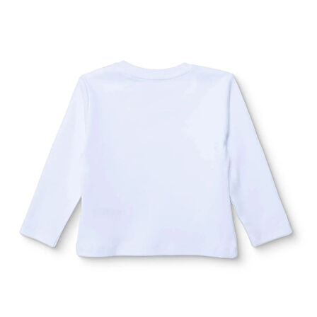 HelloBaby Erkek Bebek Uzun Kol Tshirt İnterlok Bisiklet Yaka Uzun Kol