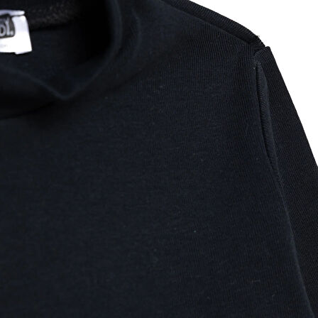 HelloBaby Erkek Bebek Uzun Kol Tshirt Ribana Dik Yaka Uzun Kol