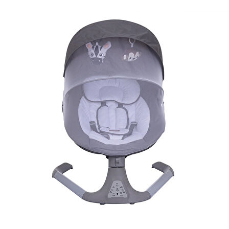 baby plus Swingo Ana Kucağı Motorlu Sallanır AC Adaptörlü Müzikli Zamanlayıcılı 0+ Ay 15 Kg Bej