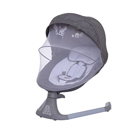 baby plus Swingo Ana Kucağı Motorlu Sallanır AC Adaptörlü Müzikli Zamanlayıcılı 0+ Ay 15 Kg Bej
