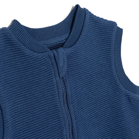 HelloBaby Erkek Bebek Yelek Fermuarlı Ottoman Bisiklet Yaka Atlet Kol