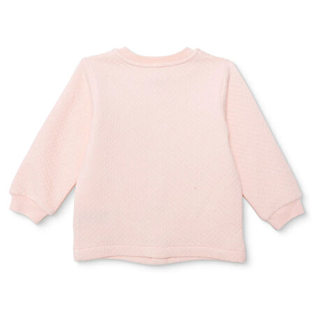 HelloBaby Kız Bebek Kapitone Hırka Kapitone Örme Bisiklet Yaka Atlet Kol