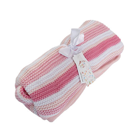 Little Dreams Kız Bebek Battaniye Triko 90 x 100cm