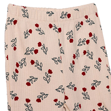 HelloBaby Kız Bebek Tayt Kaşkorse Reçme Paça