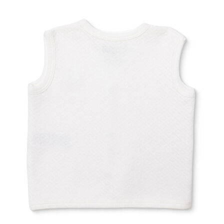 HelloBaby Erkek Bebek Kapitone Yelek Kapitone Örme V Yaka Atlet Kol