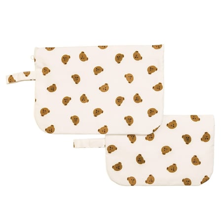 HelloBaby Unisex Ayıcık 2li Kirli-Temiz Çanta