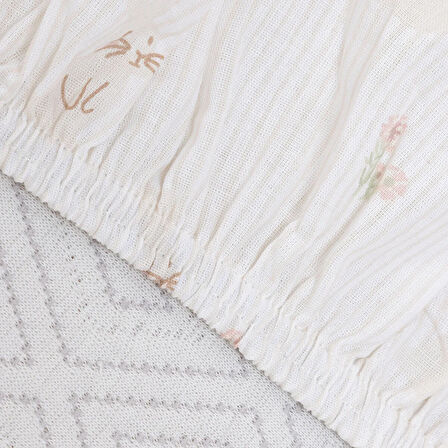 Little Dreams Kız Bebek Çarşaf Poplin 70 x 140cm