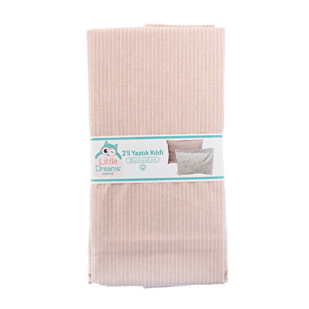 Little Dreams Kız Bebek Yastık Kılıfı Poplin 35x45cm