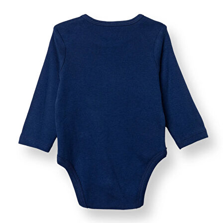 HelloBaby Erkek Bebek Uzun Kol Body Ribana Zarf Yaka Uzun Kol