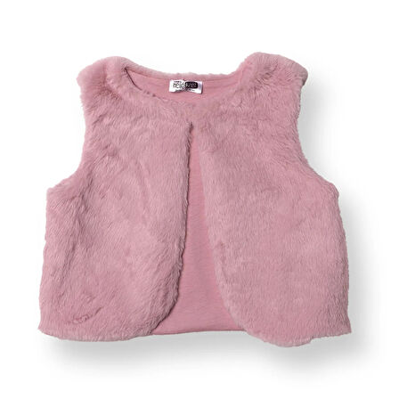 HelloBaby Kız Bebek Chic Yelek Bisiklet Yaka Kısa Kol