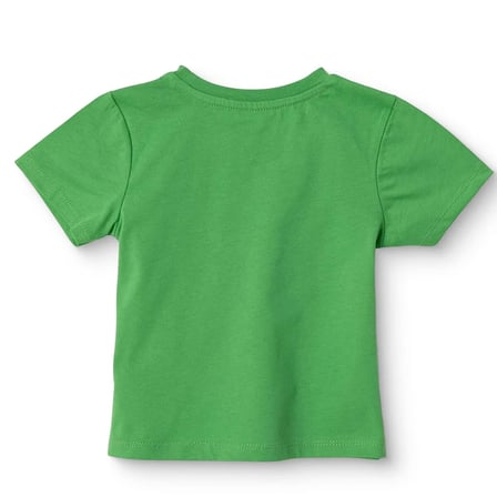 HelloBaby Erkek Bebek Tişört Hayvan Baskılı Bisiklet Yaka Short Sleeve