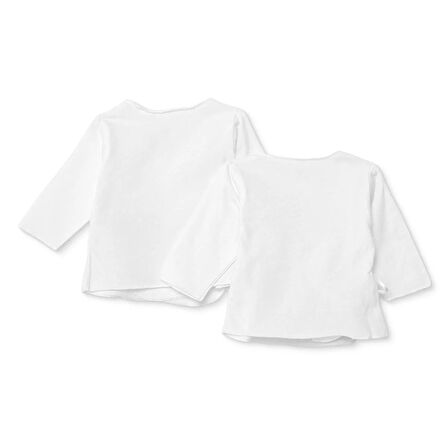 HelloBaby Unisex Yenidoğan İç Zıbın Süprem Zarf Yaka Uzun Kol