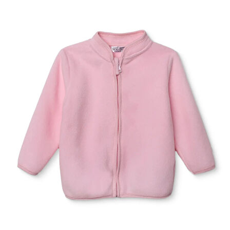 HelloBaby Kız Bebek Polar Hırka Dik Yaka Uzun Kol