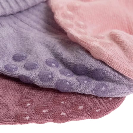 HelloBaby Kız Bebek 3lü Kıvrık Çorap