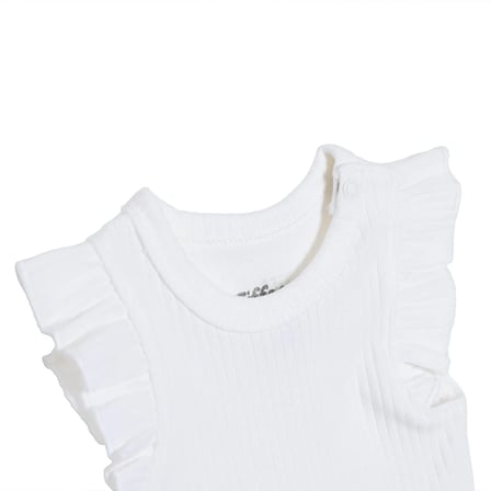 Tiffany Kız Bebek Body Çıtçıtlı Bisiklet Yaka Atlet