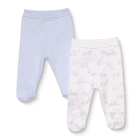 Mothercare Erkek Bebek 2li Alt Hayvan Baskılı Patikli