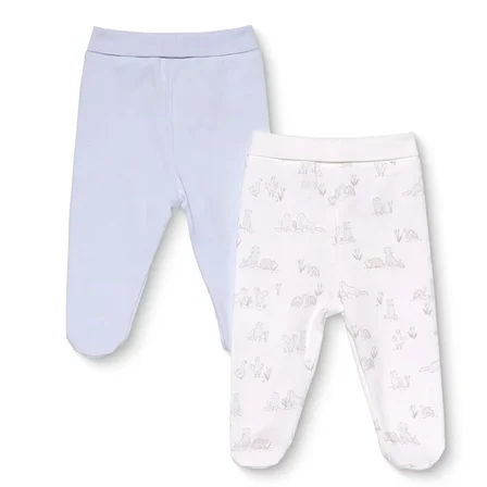 Mothercare Erkek Bebek 2li Alt Hayvan Baskılı Patikli