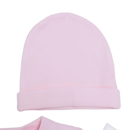HelloBaby Kız Bebek 10lu Hastane Çıkışı Hayvan Baskılı Çıtçıtlı Zarf Yaka Long Sleeve Patikli