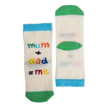 HelloBaby Erkek Bebek 5li Soket Çorap Yazı Baskılı